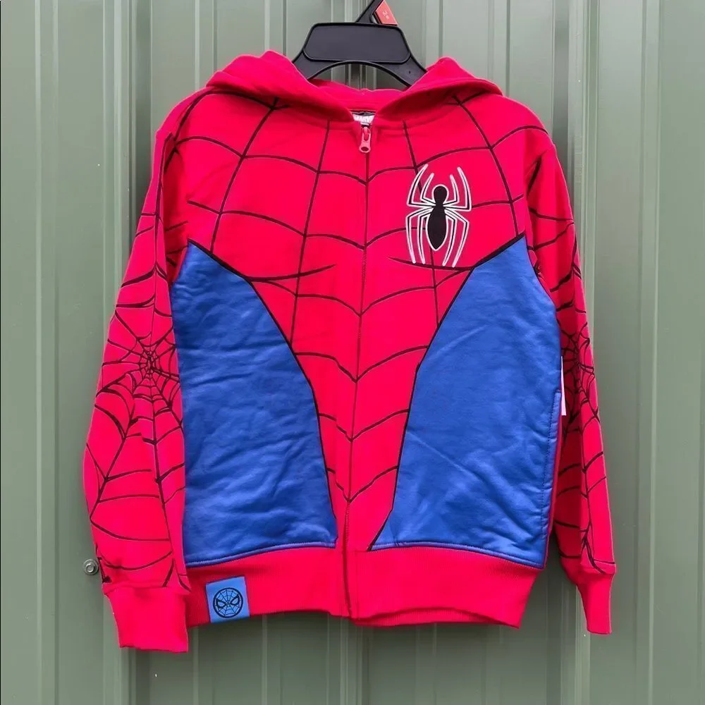 Boys Shirts Zip Hoodie Jacket & Cargo Pants 5-Piece Set Size M